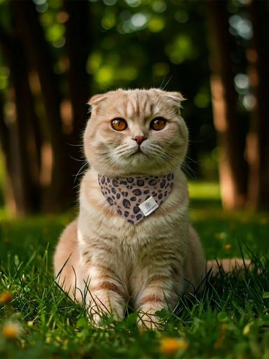 Bandana pour chaton Léopard